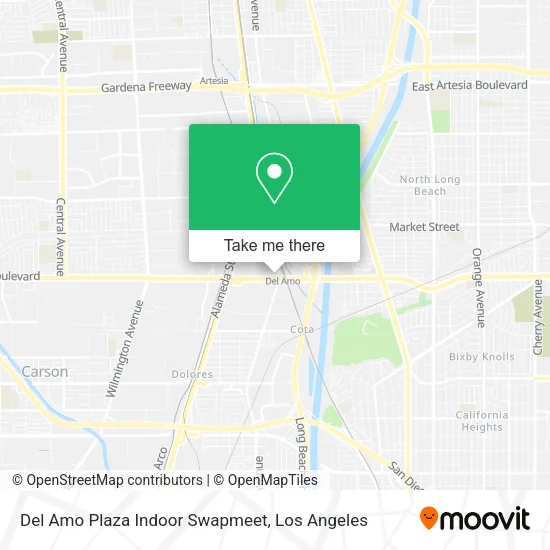 Del Amo Plaza Indoor Swapmeet map