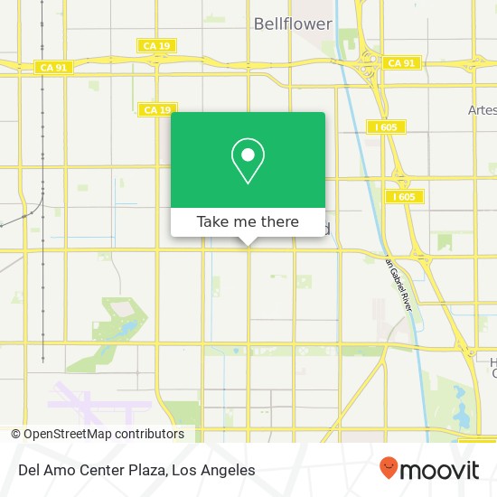 Del Amo Center Plaza map