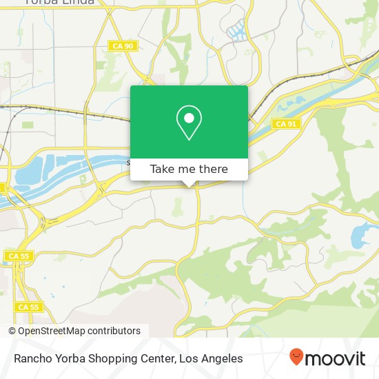 Rancho Yorba Shopping Center map