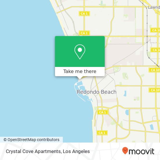 Mapa de Crystal Cove Apartments
