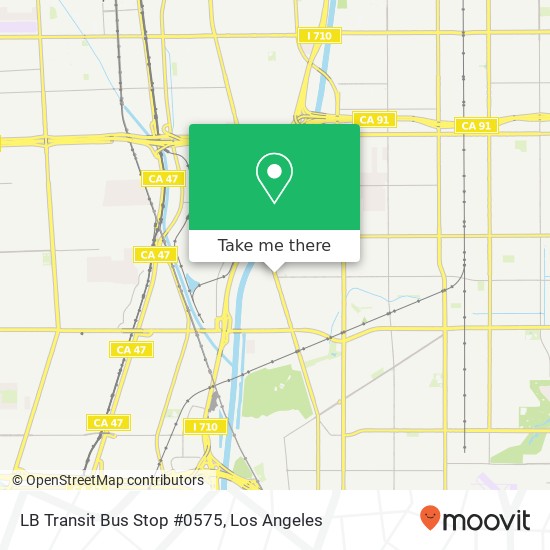 Mapa de LB Transit Bus Stop #0575