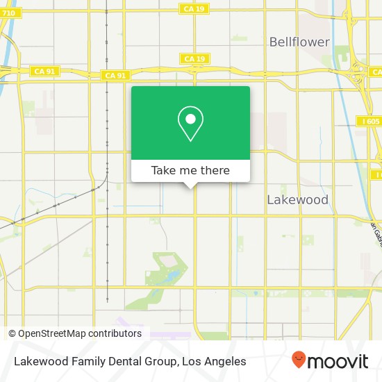 Lakewood Family Dental Group map