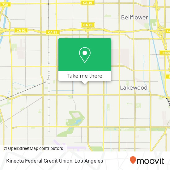 Mapa de Kinecta Federal Credit Union