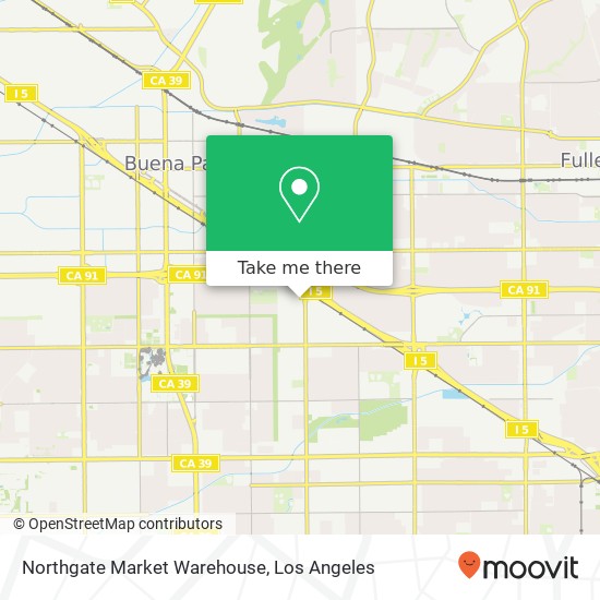 Mapa de Northgate Market Warehouse