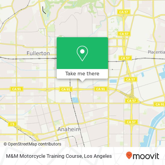 Mapa de M&M Motorcycle Training Course