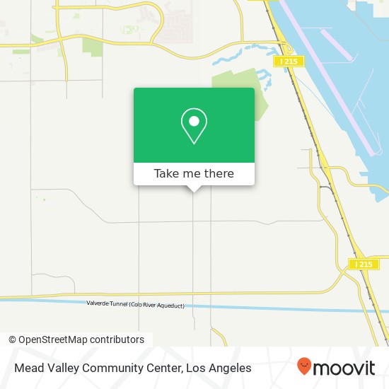 Mead Valley Community Center map