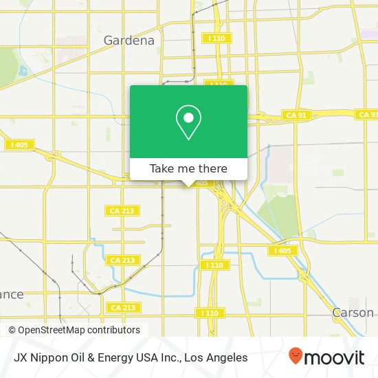 Mapa de JX Nippon Oil & Energy USA Inc.