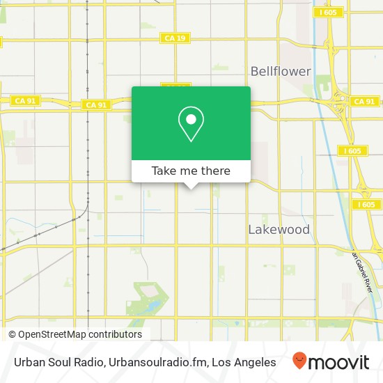 Urban Soul Radio, Urbansoulradio.fm map