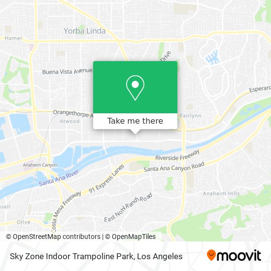 Sky Zone Indoor Trampoline Park map