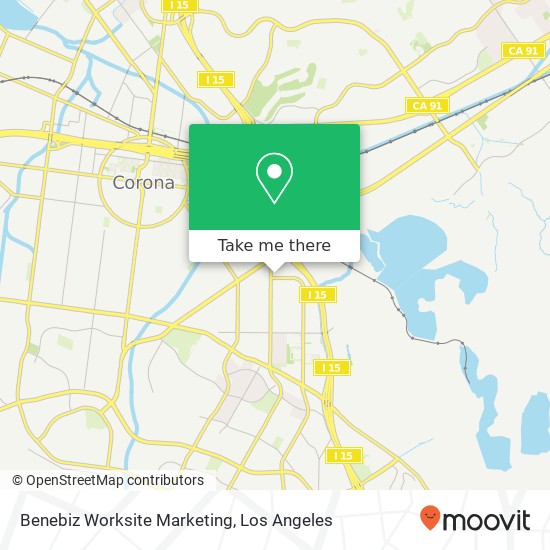 Benebiz Worksite Marketing map