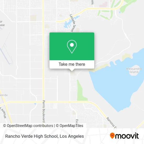 Rancho Verde High School map