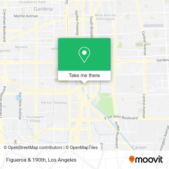 Figueroa & 190th map