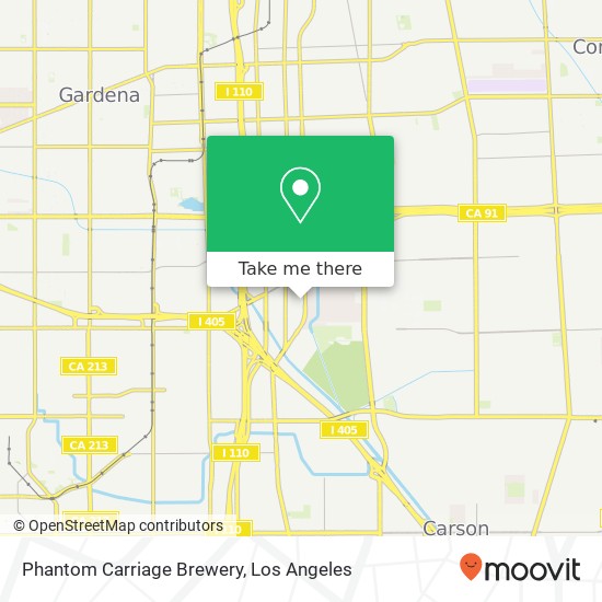 Mapa de Phantom Carriage Brewery