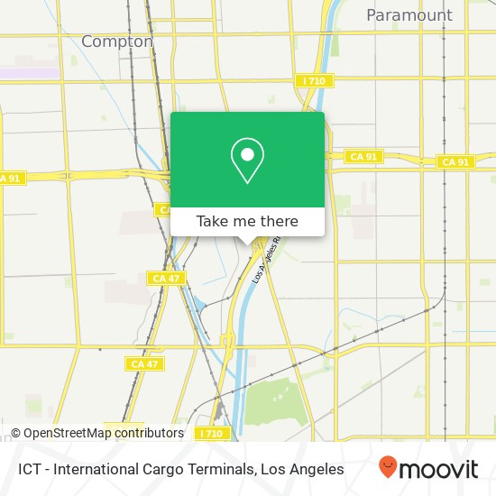 Mapa de ICT - International Cargo Terminals
