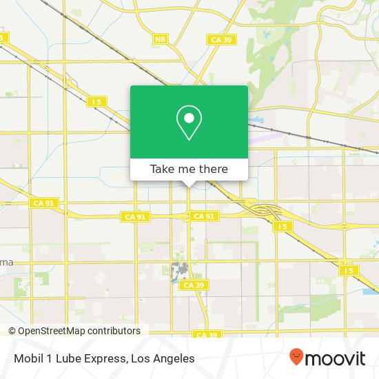 Mobil 1 Lube Express map