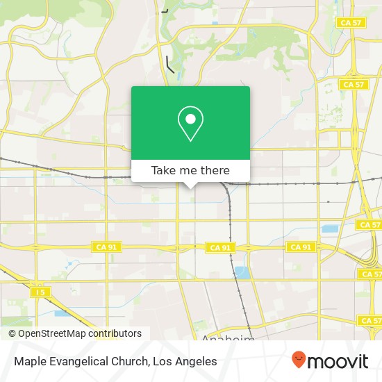 Mapa de Maple Evangelical Church