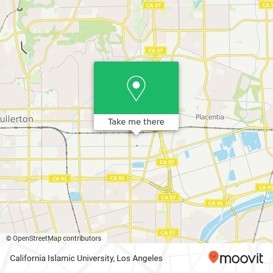California Islamic University map