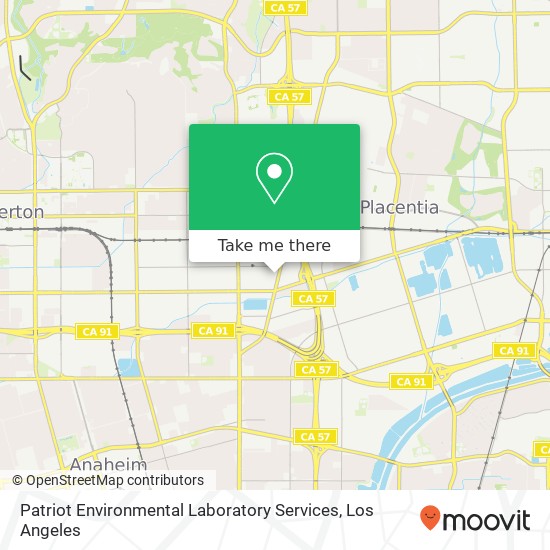 Patriot Environmental Laboratory Services map