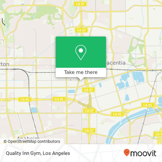 Quality Inn Gym map