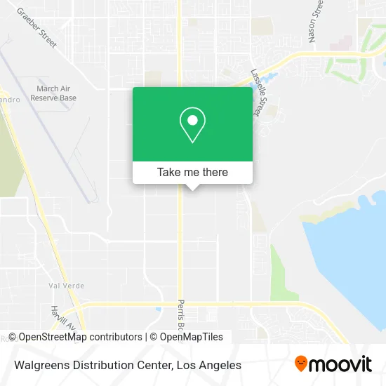 Walgreens Distribution Center map