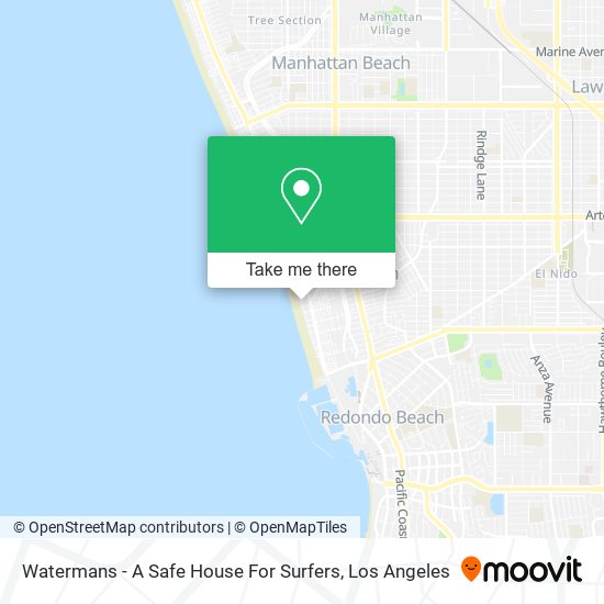 Watermans - A Safe House For Surfers map