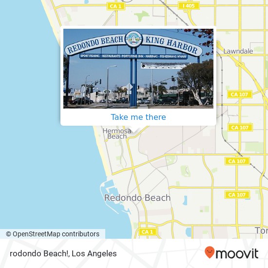 rodondo Beach! map