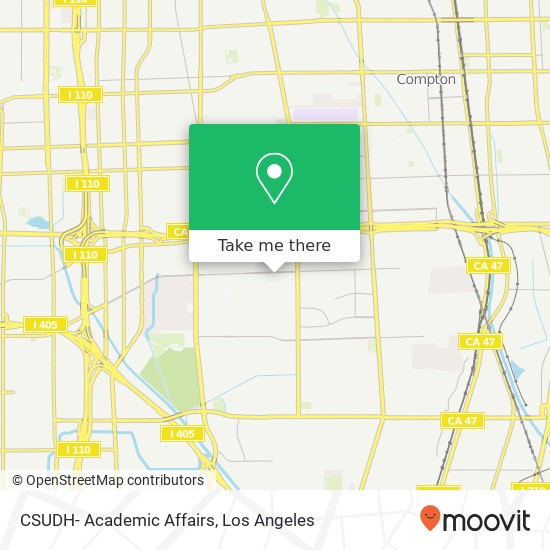 CSUDH- Academic Affairs map