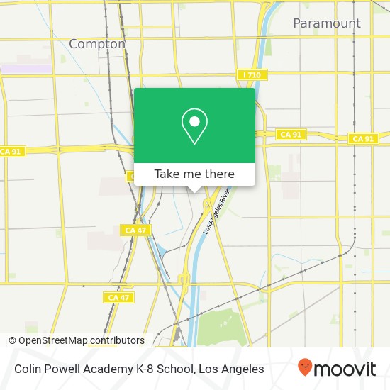 Mapa de Colin Powell Academy K-8 School