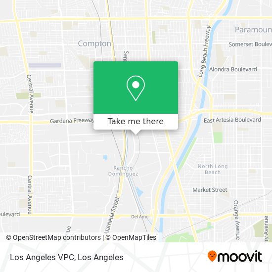 Los Angeles VPC map