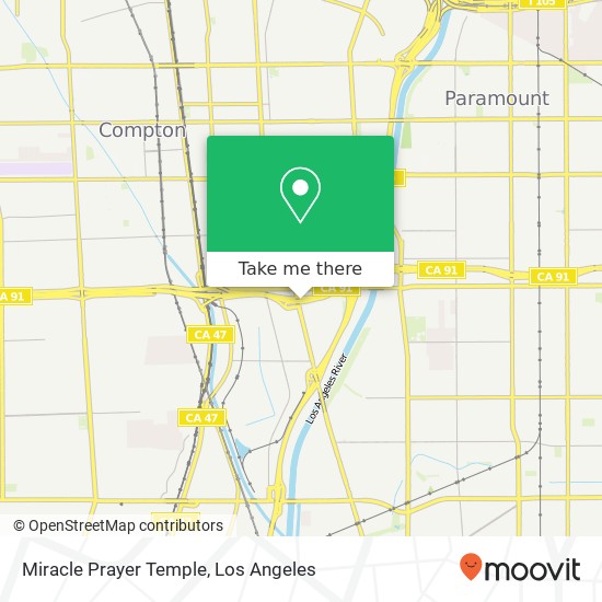 Mapa de Miracle Prayer Temple