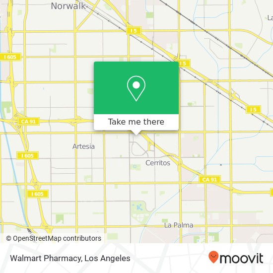 Walmart Pharmacy map