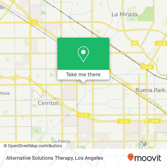 Mapa de Alternative Solutions Therapy