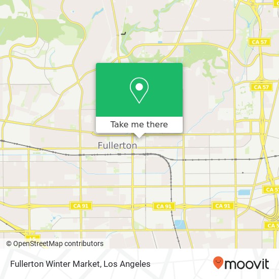 Mapa de Fullerton Winter Market