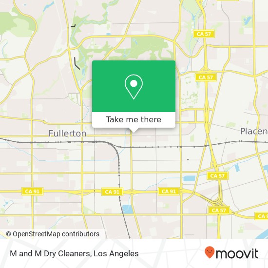 M and M Dry Cleaners map