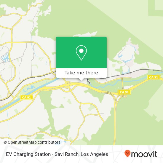 EV Charging Station - Savi Ranch map