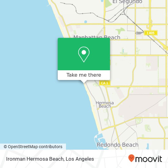 Ironman Hermosa Beach map