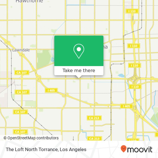 Mapa de The Loft North Torrance