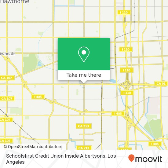 Mapa de Schoolsfirst Credit Union Inside Albertsons
