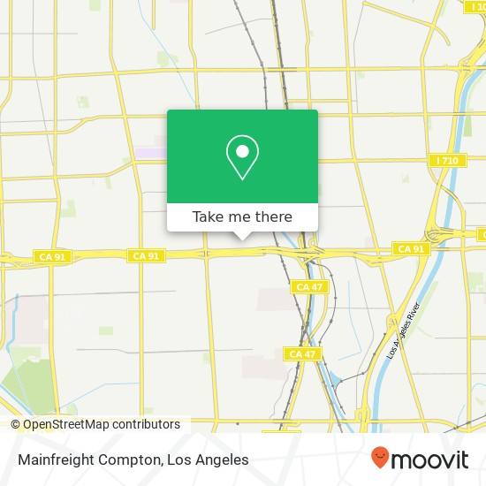 Mainfreight Compton map