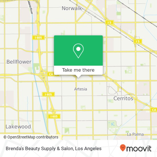 Brenda's Beauty Supply & Salon map