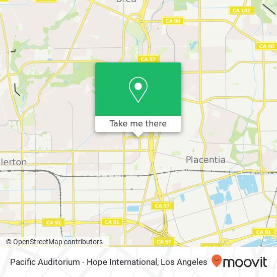 Pacific Auditorium - Hope International map