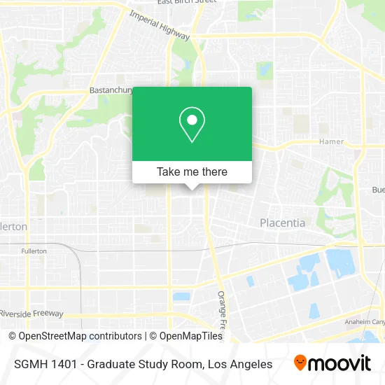 SGMH 1401 - Graduate Study Room map