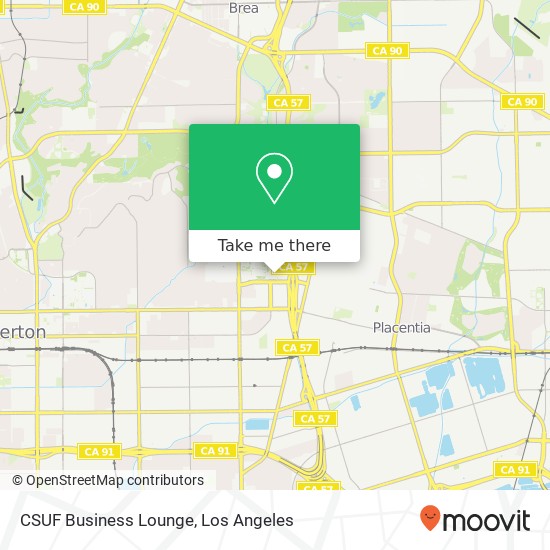 CSUF Business Lounge map