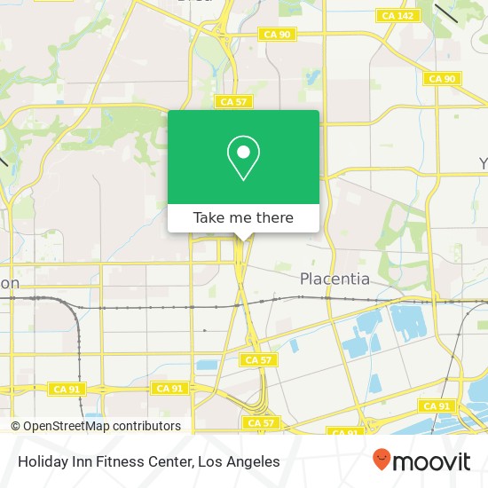 Mapa de Holiday Inn Fitness Center