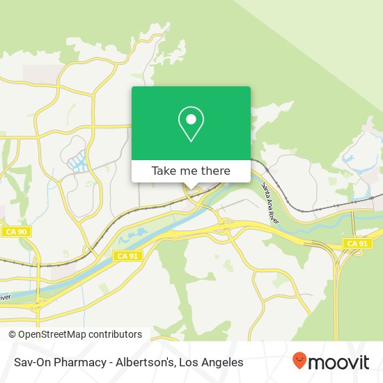 Sav-On Pharmacy - Albertson's map