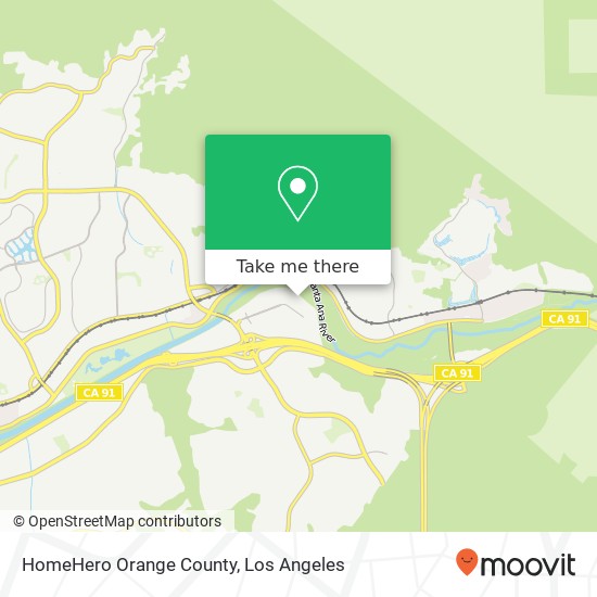 HomeHero Orange County map
