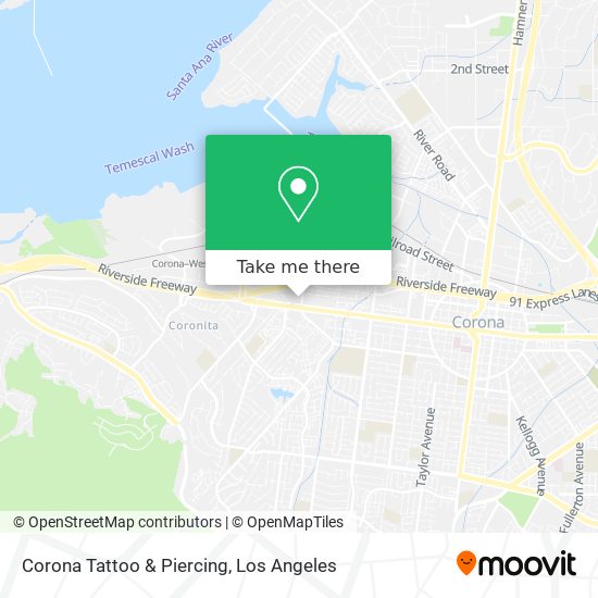 Corona Tattoo & Piercing map