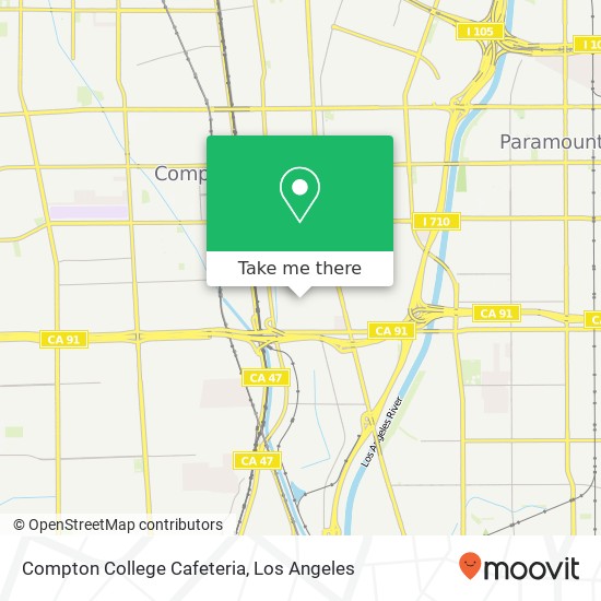 Compton College Cafeteria map