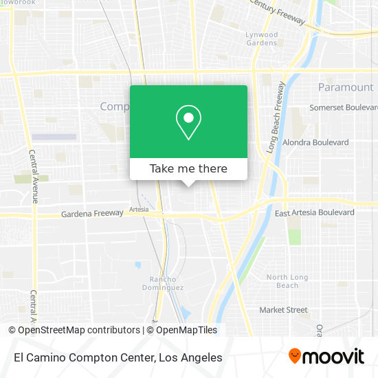 El Camino Compton Center map