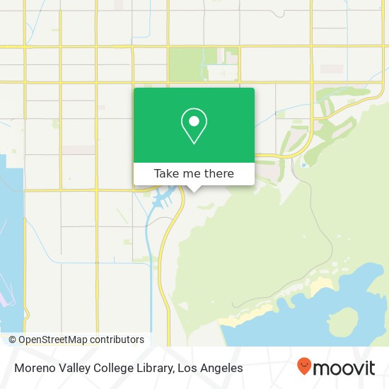 Mapa de Moreno Valley College Library
